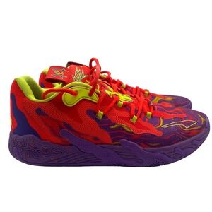 Puma MB.04 LaMelo Ball Mens 9 Red Purple Basketball Shoes 310847-01 1 of 1